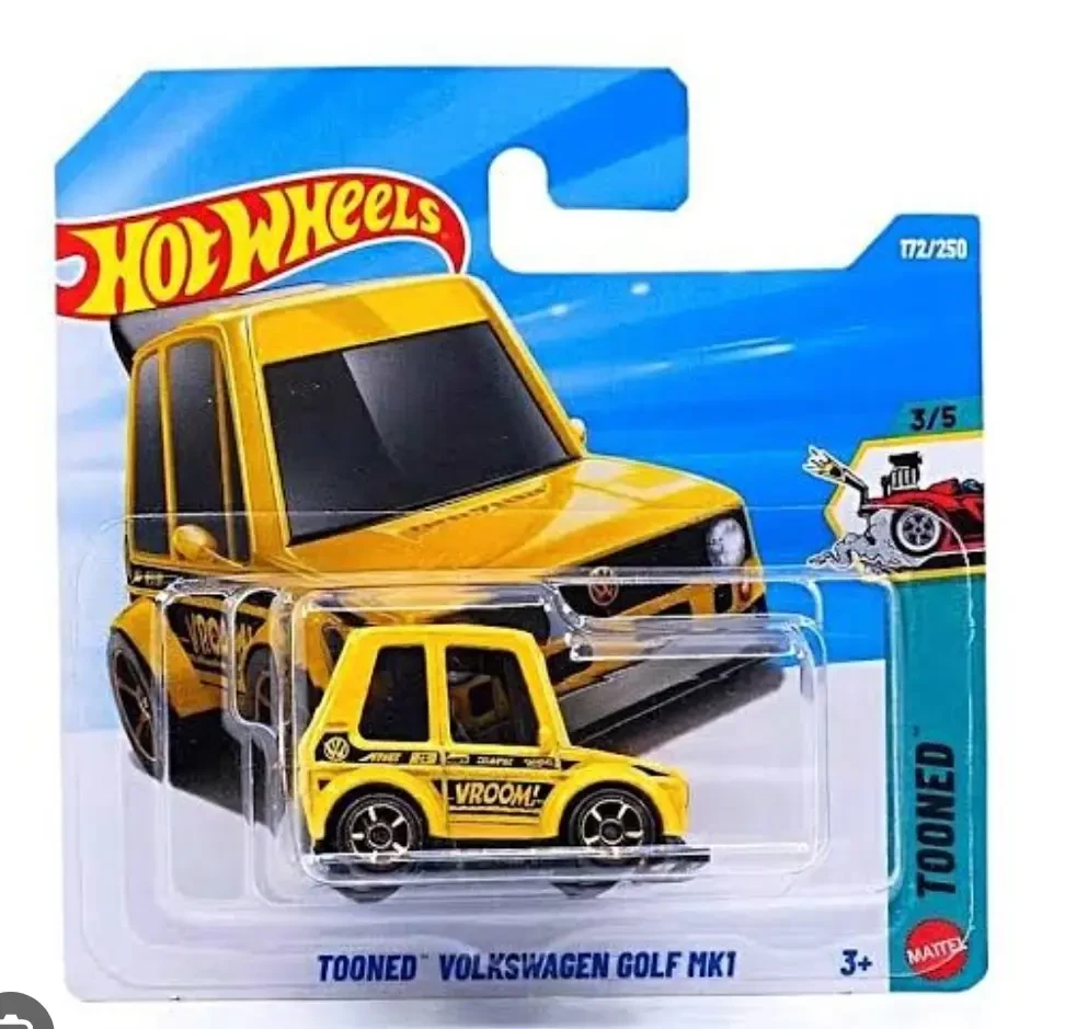 2026 Tooned Volkswagen Golf MK1 Yellow: Short: Image 7