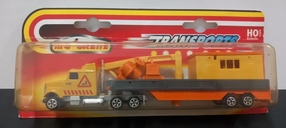 1993 Construction Transporter Yellow: Blister: Image 3