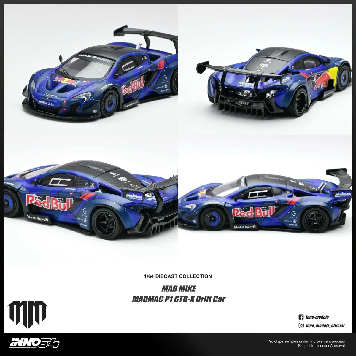 2027 MADMAC P1 GTR-X DRIFT CAR Blue: No Package: Image 2
