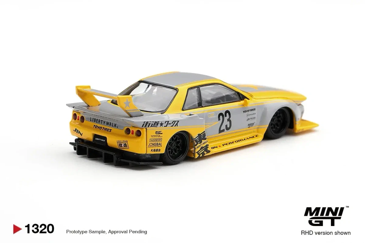2026 Nissan Skyline GT-R (R32) LB-Kaido Works Yellow #23 Yellow: No Package: Image 3