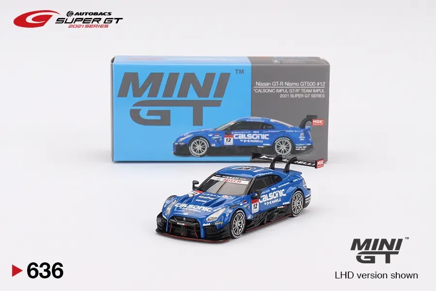 2024 Nissan GT-R Nismo GT500 #3 NDDP Racing with B-Max 2021 Super GT Series Blue: Box: Image 3