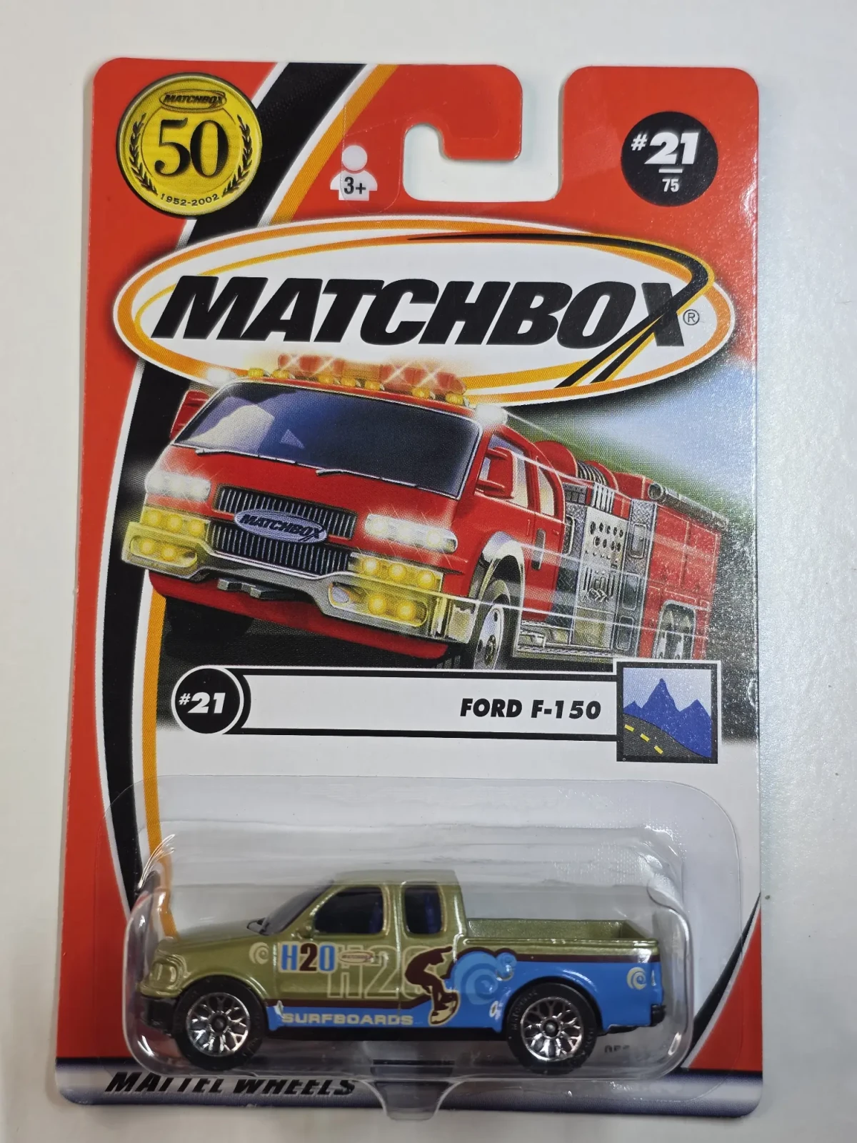 2002 97 Ford F-150 Green: Long Card: Image 2