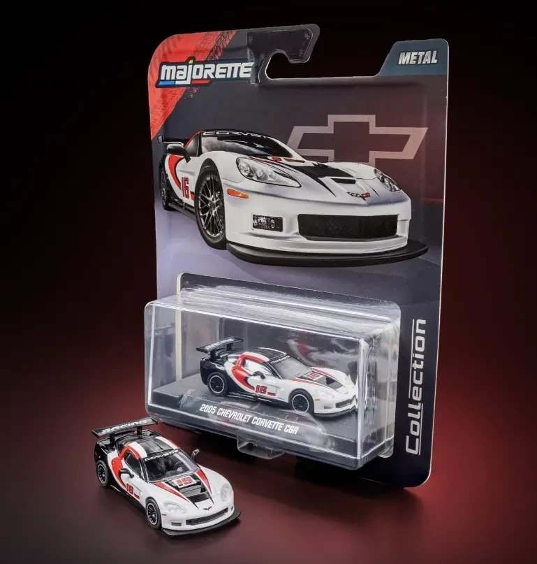 2025 2005 Chevrolet Corvette C6R White: Blister: Image 3