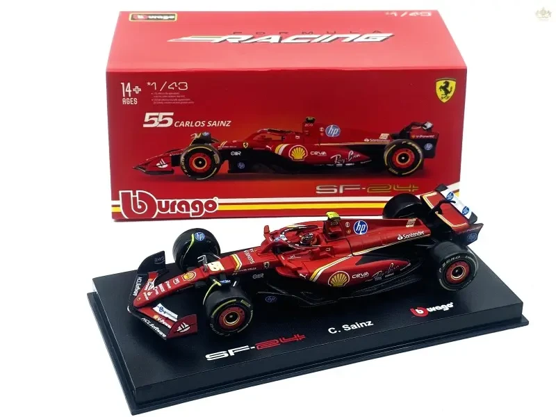 2026 Ferrari SF24 #55 Carlos Sainz Red: No Package: Image 2