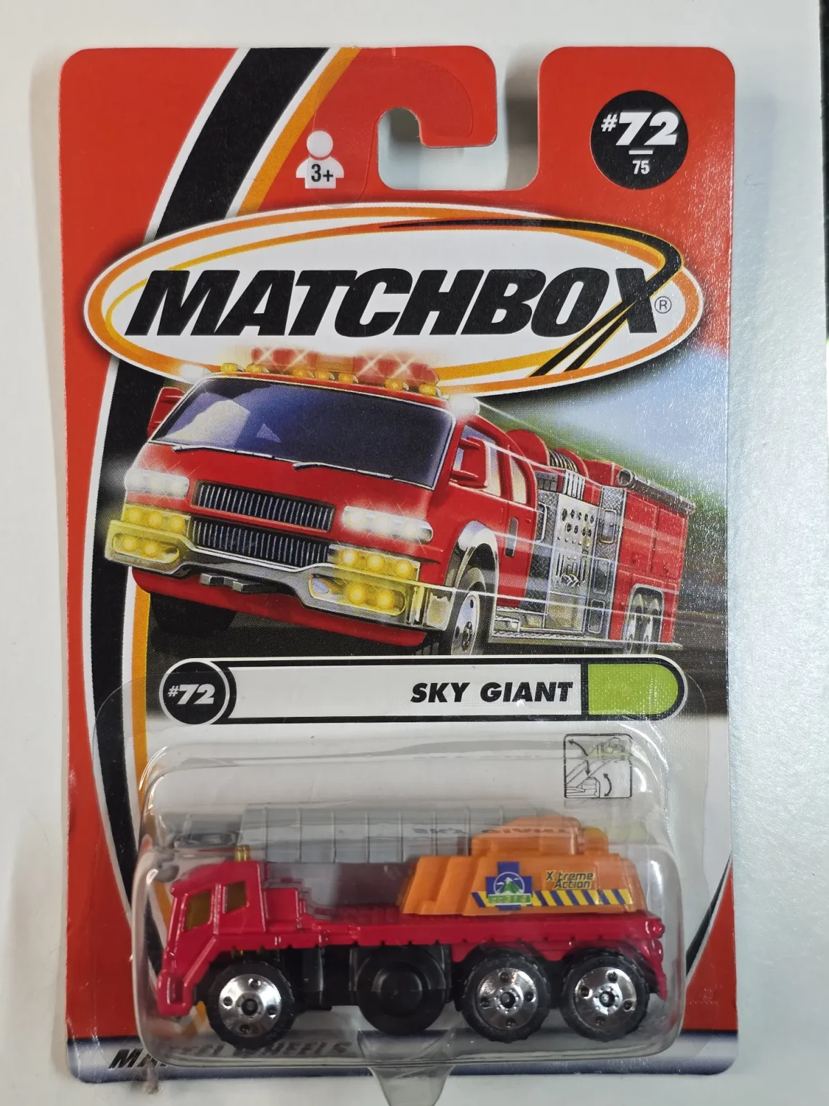 2001 Rescue Crane / Sky Giant Red: Long Card: Image 2