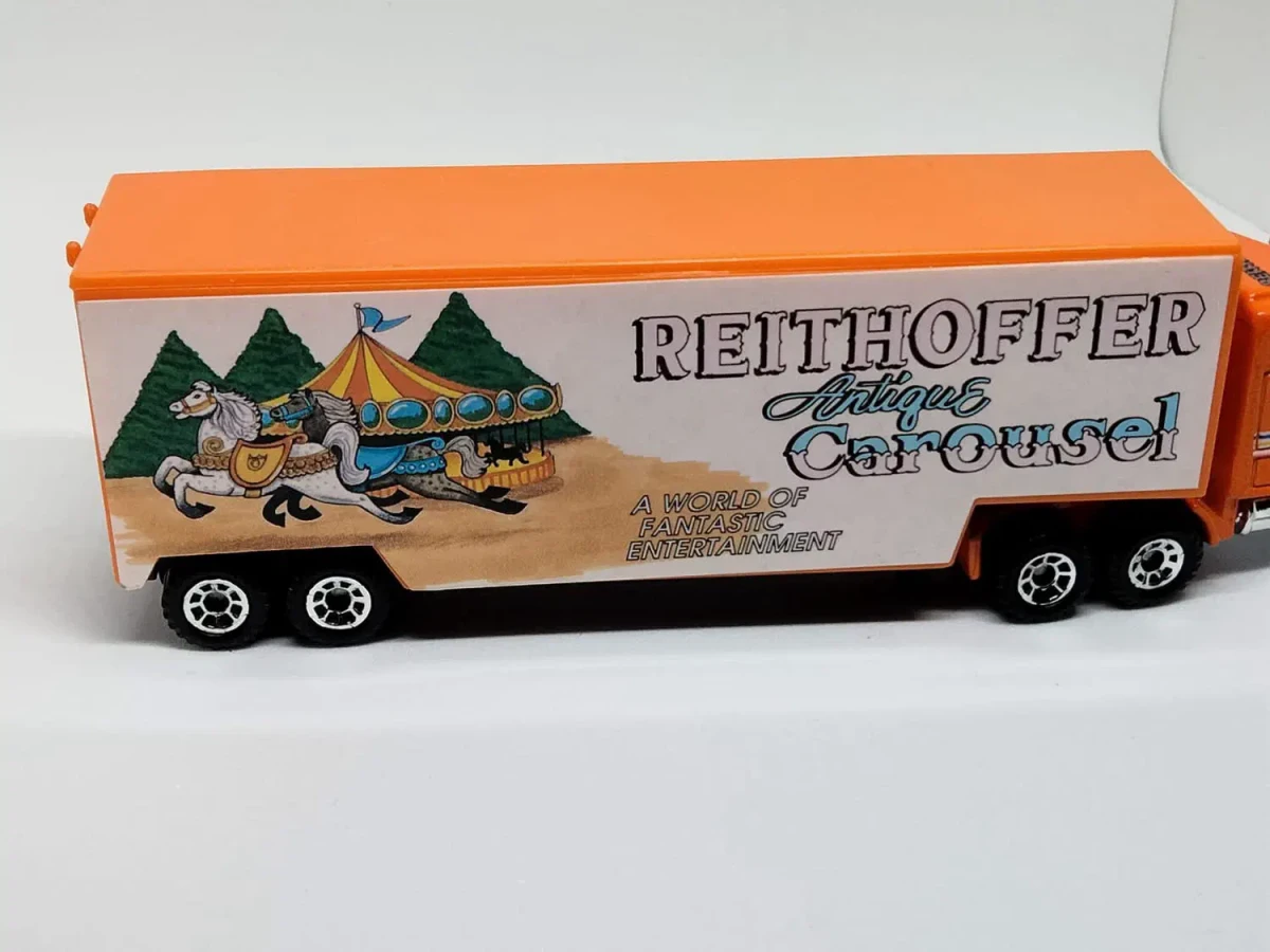 1993 Kenworth Conventional & Box Trailer Reithoffer Orange: No Package: Image 3
