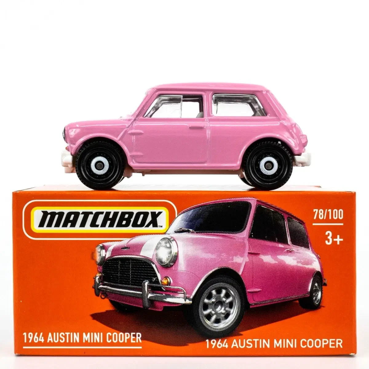 2022 1964 Austin Mini Cooper Pink: Box: Image 3