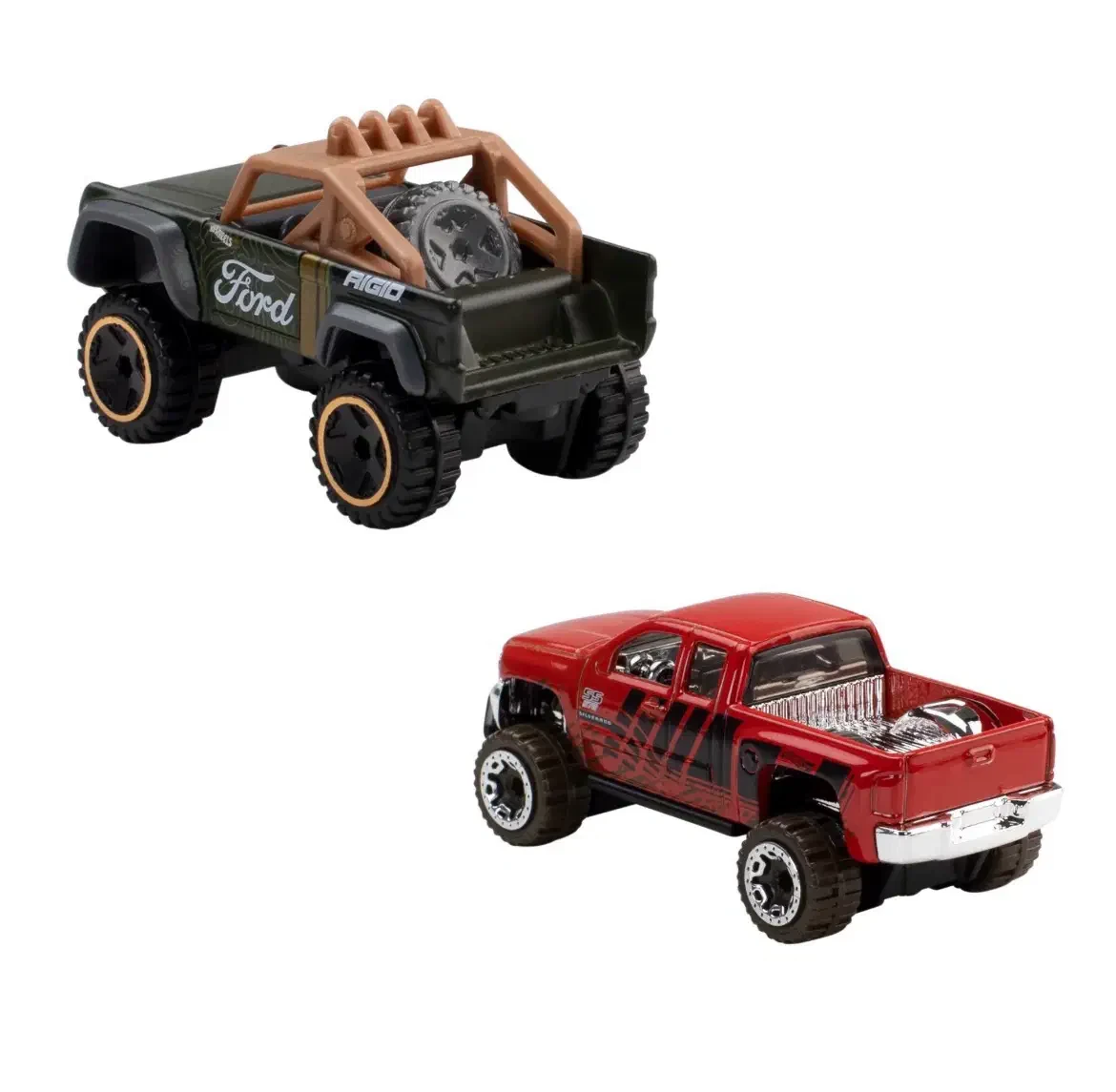 2026 Custom Ford Bronco And Chevy Silverado Off Road Red: No Package: Image 3