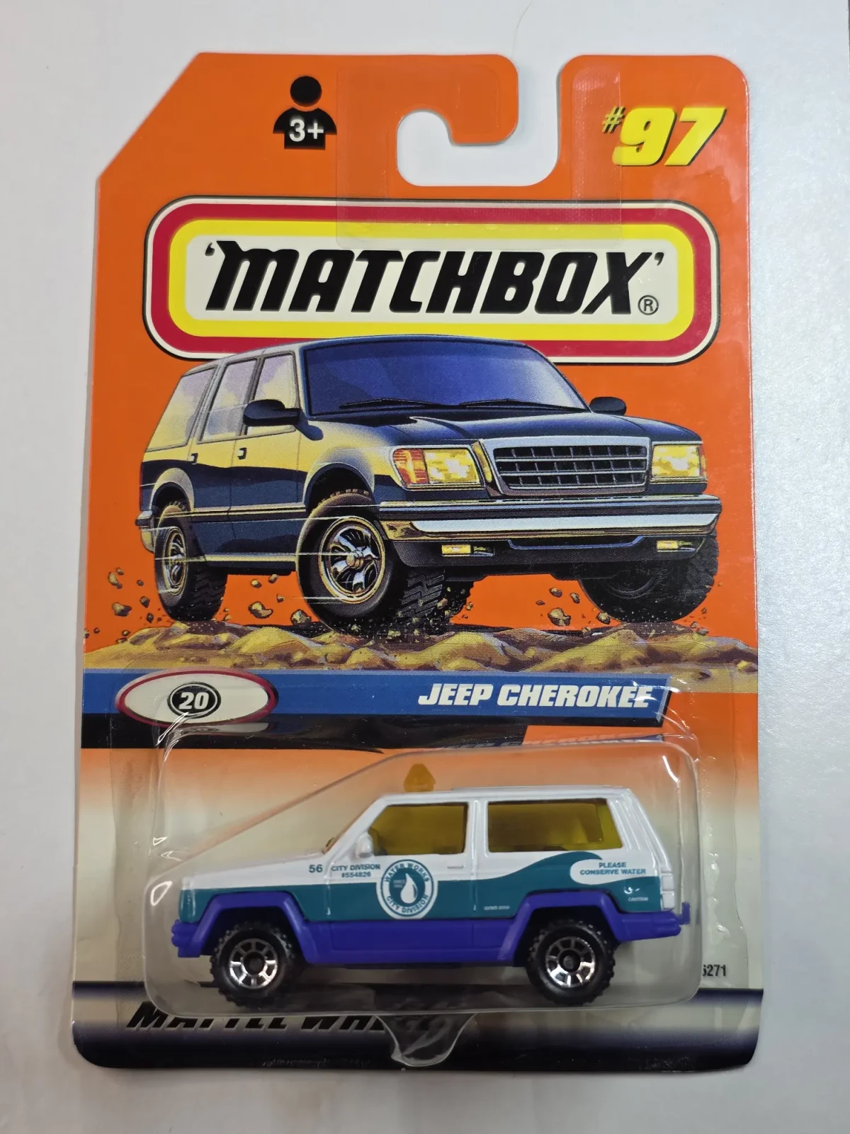 1999 Jeep Cherokee White: Long Card: Image 2