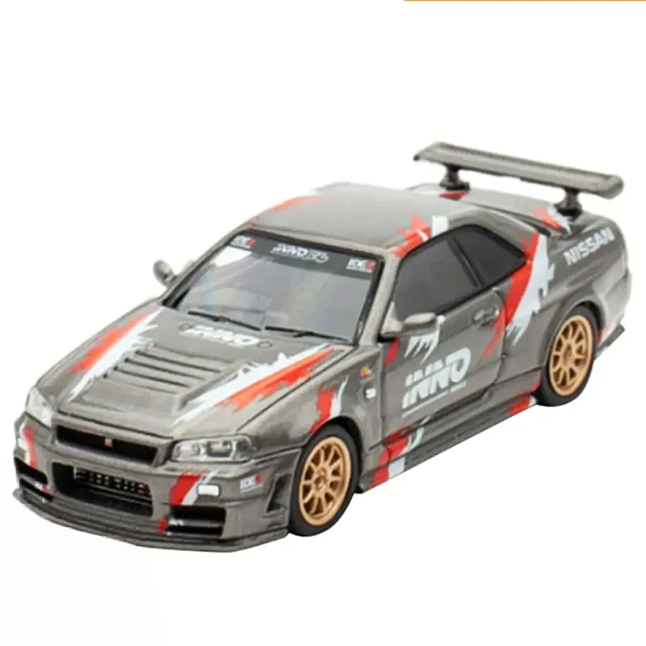 2024 Nissan Skyline GT-R (R34) Z-Tune Indonesia Diecast Expo 2024 Exclusive Edition Grey: No Package: Image 2