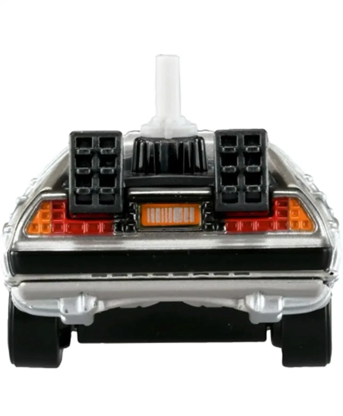 2024 Back To The Future Time Machine Part 3 Silver: No Package: Image 3