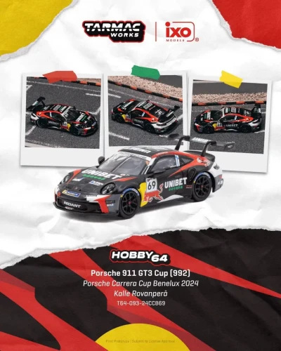 Porsche 911 GT3 Cup (992) – Porsche Carrera Cup Benelux 2024 – Kalle Rovanperä
