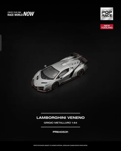 Lamborghini Veneno Grigio Metalluro