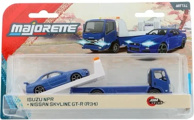 Isuzu NPR & Nissan Skyline GT-R (R34)
