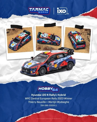 Hyundai i20 N Rally1 Hybrid – WRC Central European Rally 2023 Winner – Thierry Neuville / Martijn Wydaeghe