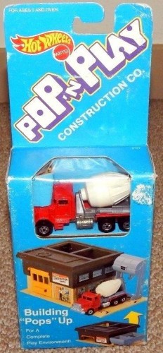 Pop 'N Play Construction Company With Peterbilt Cement Truck