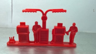 Micro Action Figures - Gas Station Attendants