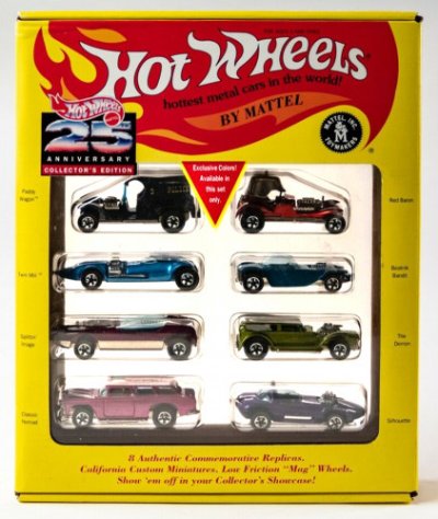 Hot Wheels 25th Anniversay Collector's Edition 8-Pack