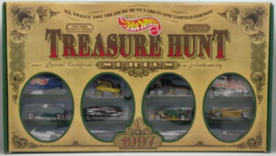 1997 Hot Wheels Treasure Hunt Set