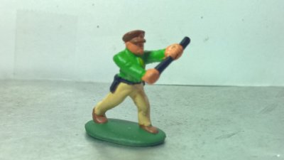 Action Figure - Policeman W/ Green Shirt