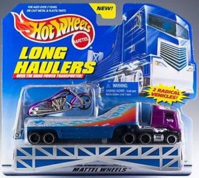 Hot Wheels Long Hauler / Scorchin' Scooter