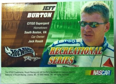 Trading Card - Jeff Burton
