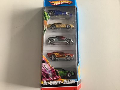 Hot Wheels Dragon 5-Pack