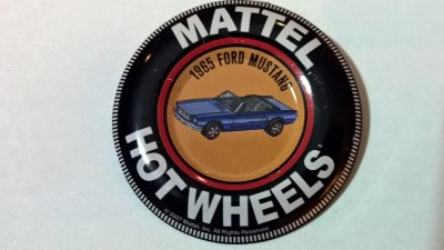 Collector's Button - '65 Mustang Convertible