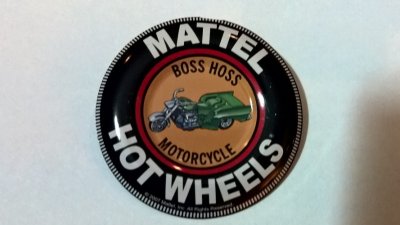 Collector's Button - Boss Hoss Motorcycle