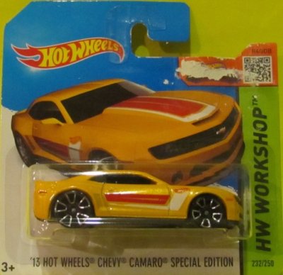 13 Hot Wheels Chevy Camaro Special Edition