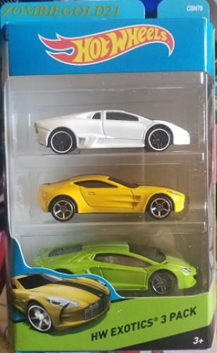 HW Exotics 3 Pack