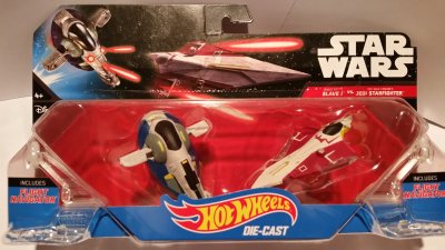 Jango Fett's Slave 1 VS Obi-Wan Kenobi's Jedi Starfighter