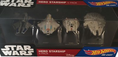 Star Wars Hero Starship 4-Pack