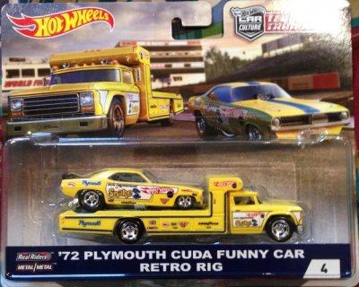 72 Plymouth Cuda Funny Car - Retro Rig