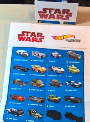 Character Cars Collector Booklet