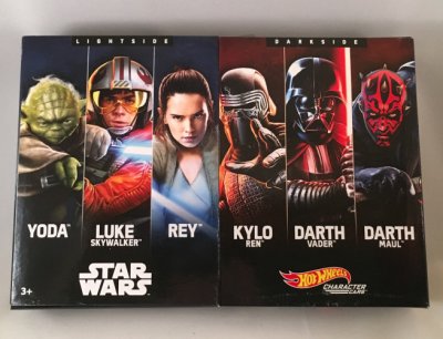 Light Side Vs. Dark Side 6-Car Set