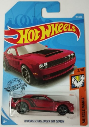 18 Dodge Challenger SRT Demon