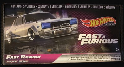 Hot Wheels Premium 5 Car Set