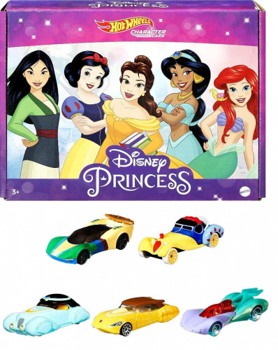 Disney Princess 5 car set