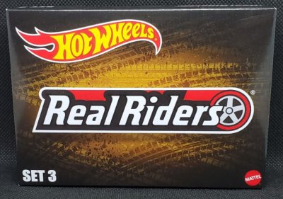 Hot Wheels Real Riders Set 3