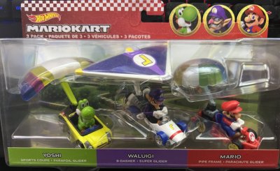 Mario Kart Glider 3-Pack