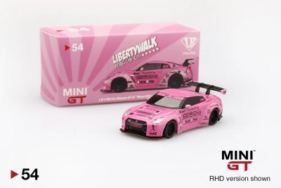 LB★WORKS Nissan GT-R (R35) "WearItPink" Breast Cancer Awareness Type 1, Rear Wing ver 1