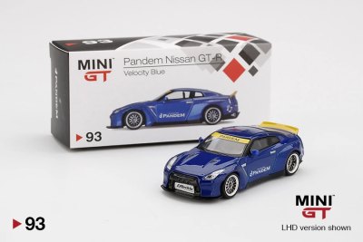 Pandem Nissan GT-R (R35) Velocity Blue Duck Tail