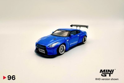 Pandem Nissan GT-R (R35) Metallic Blue GT Wing