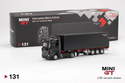 Mercedes-Benz Actros w/ 40 Ft Container Black