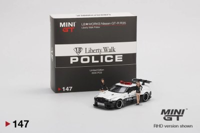 LB★WORKS Nissan GT-R (R35) LB★WORKS Police Type 1, Rear Wing ver 1