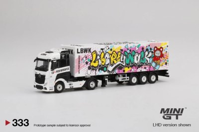 Mercedes-Benz Actros with 40 Ft Container "LBWK Kuma Graffiti"