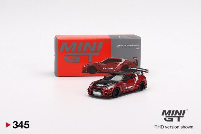 LB★WORKS Nissan GT-R R35 Type 2, Rear Wing ver 3, Red LB Works Livery 2.0