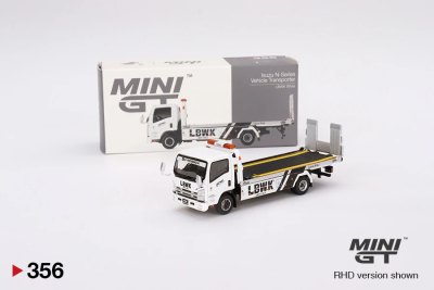Isuzu N-Series Vehicle Transporter LBWK White