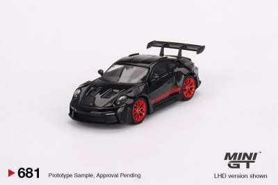 Porsche 911 (992) GT3 RS Black with Pyro Red